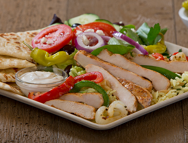Chicken Santorini Platter