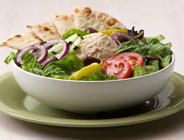 Mediterranean Hummus Salad